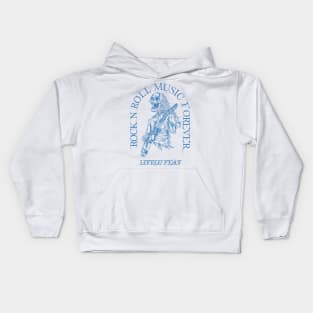 Little Feat //// Skeleton Rock N Roll Kids Hoodie